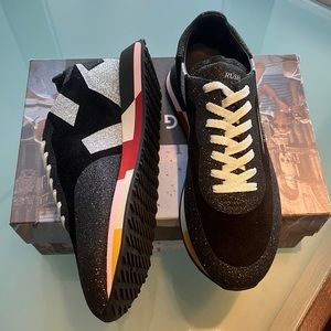 Women’s sneaker ghoud black glitter, size 40-10